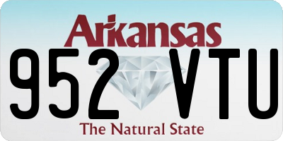AR license plate 952VTU