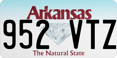 AR license plate 952VTZ