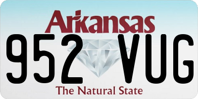 AR license plate 952VUG