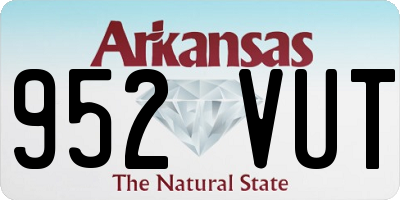 AR license plate 952VUT