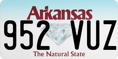 AR license plate 952VUZ