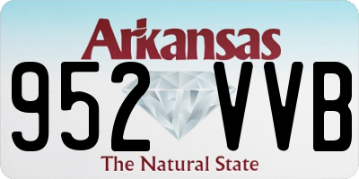 AR license plate 952VVB