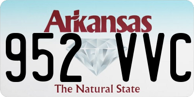 AR license plate 952VVC