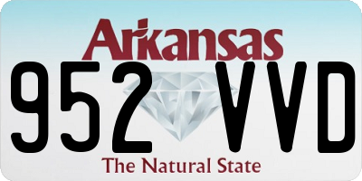 AR license plate 952VVD