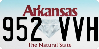 AR license plate 952VVH