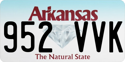 AR license plate 952VVK