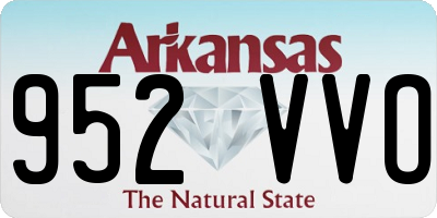 AR license plate 952VVO