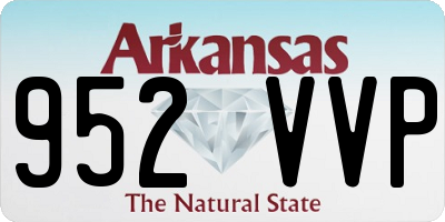AR license plate 952VVP