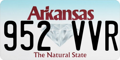 AR license plate 952VVR