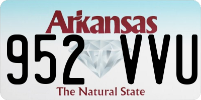 AR license plate 952VVU