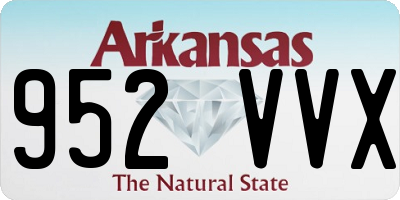 AR license plate 952VVX