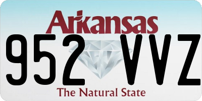 AR license plate 952VVZ