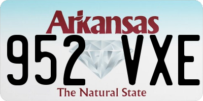AR license plate 952VXE