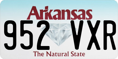 AR license plate 952VXR
