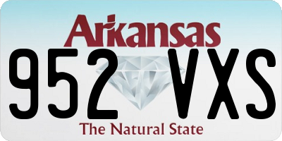 AR license plate 952VXS