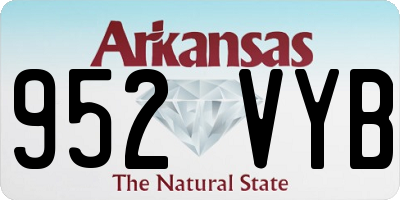 AR license plate 952VYB
