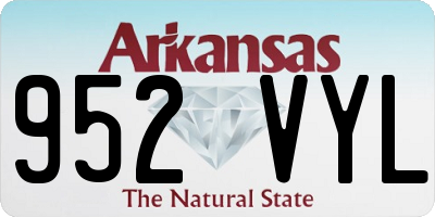 AR license plate 952VYL