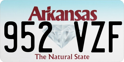 AR license plate 952VZF