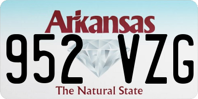 AR license plate 952VZG