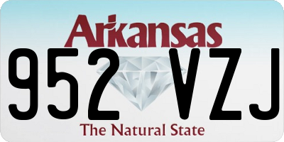 AR license plate 952VZJ