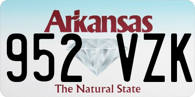 AR license plate 952VZK