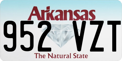 AR license plate 952VZT