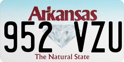 AR license plate 952VZU