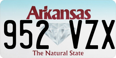 AR license plate 952VZX