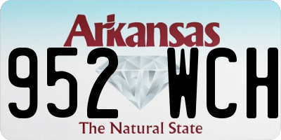 AR license plate 952WCH