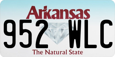 AR license plate 952WLC