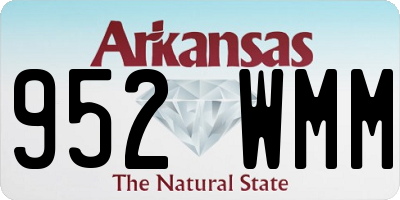 AR license plate 952WMM