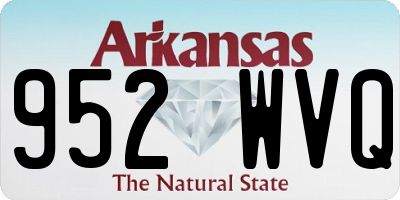 AR license plate 952WVQ