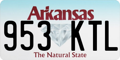 AR license plate 953KTL