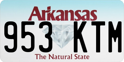 AR license plate 953KTM