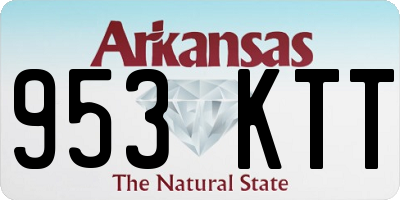 AR license plate 953KTT