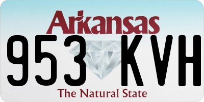 AR license plate 953KVH