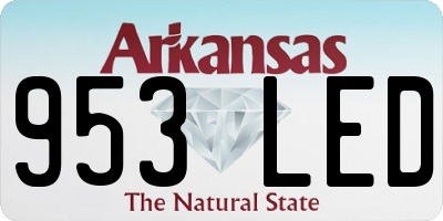 AR license plate 953LED
