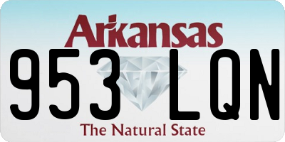 AR license plate 953LQN