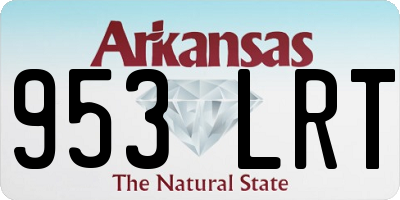 AR license plate 953LRT