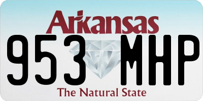 AR license plate 953MHP
