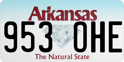AR license plate 953OHE
