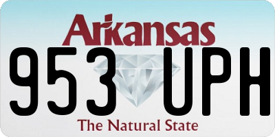 AR license plate 953UPH