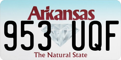 AR license plate 953UQF
