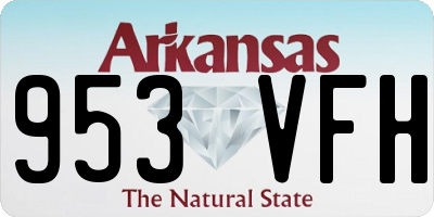 AR license plate 953VFH