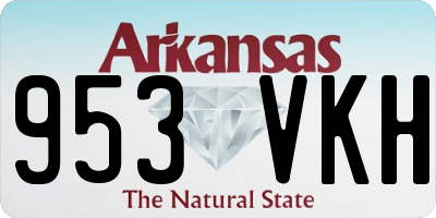 AR license plate 953VKH