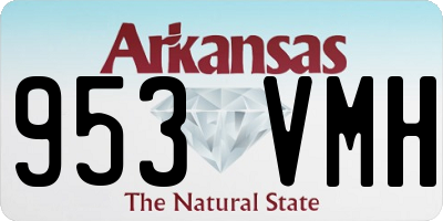 AR license plate 953VMH