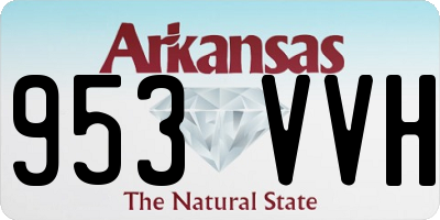 AR license plate 953VVH