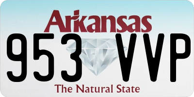 AR license plate 953VVP