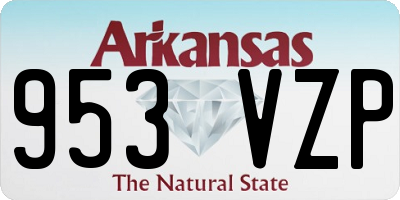 AR license plate 953VZP