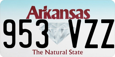 AR license plate 953VZZ